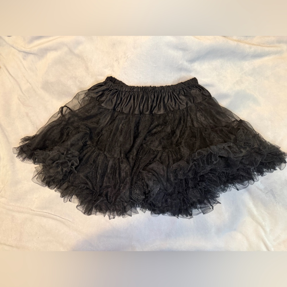 Black Tulle Crinoline Petticoat